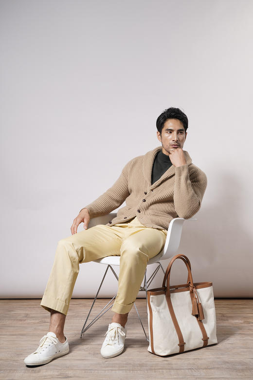 Umber Shade | Tote bag [帆布拼牛皮拎包] 商品图5