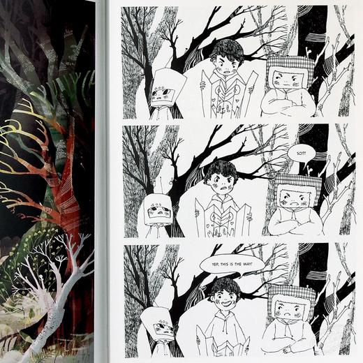 【中商原版】失落的小路(插画师艾美莉·弗雷珊作品）英文原版 The Lost Path 绘本小说 Amelie Flechais 商品图5