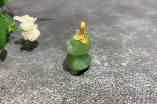 【御珠宫坊】金镶碧玉鸡吊坠 商品图1