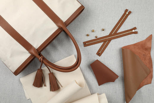 Umber Shade | Tote bag [帆布拼牛皮拎包] 商品图7