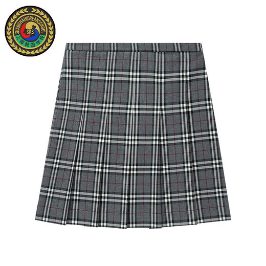 상하이한국인학교 춘추복 체크 스커트 商品图0