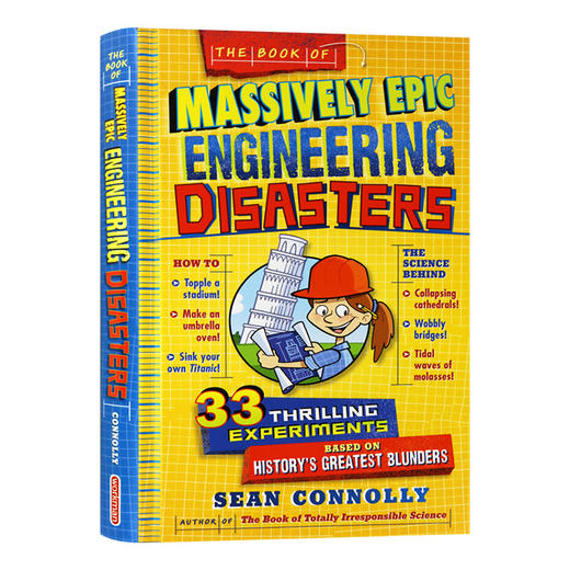 伟大的史诗工程灾难 英文原版 The Book Of Massively Epic Engineering Disasters 33个年轻科学家的惊心动魄的实验 英文版英语书 商品图0