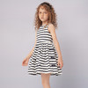 【纯棉条纹连衣裙】21年夏新品童装条纹连衣裙女童拼接百褶裙子 商品缩略图2