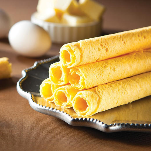 【99元4盒】美心生活精致椰香蛋卷/巧克力/原味/绿茶味/海盐味/椰香味/草莓味6条装34.8g 用心制造经典港式味道 059281/059282/059494/054190/054359 商品图3