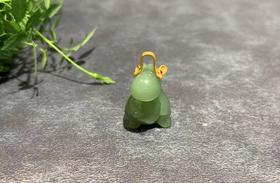 【御珠宫坊】金镶碧玉马吊坠