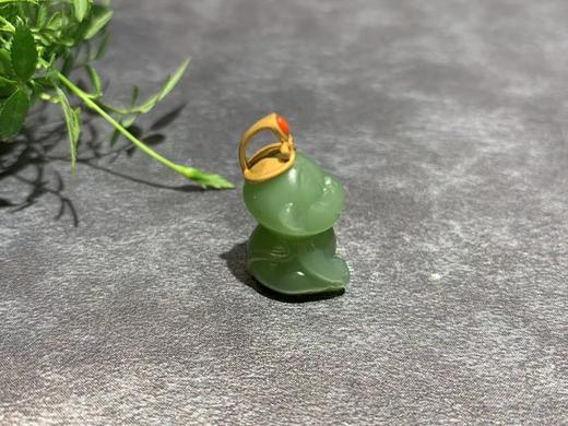 【御珠宫坊】金镶碧玉猴吊坠 商品图2
