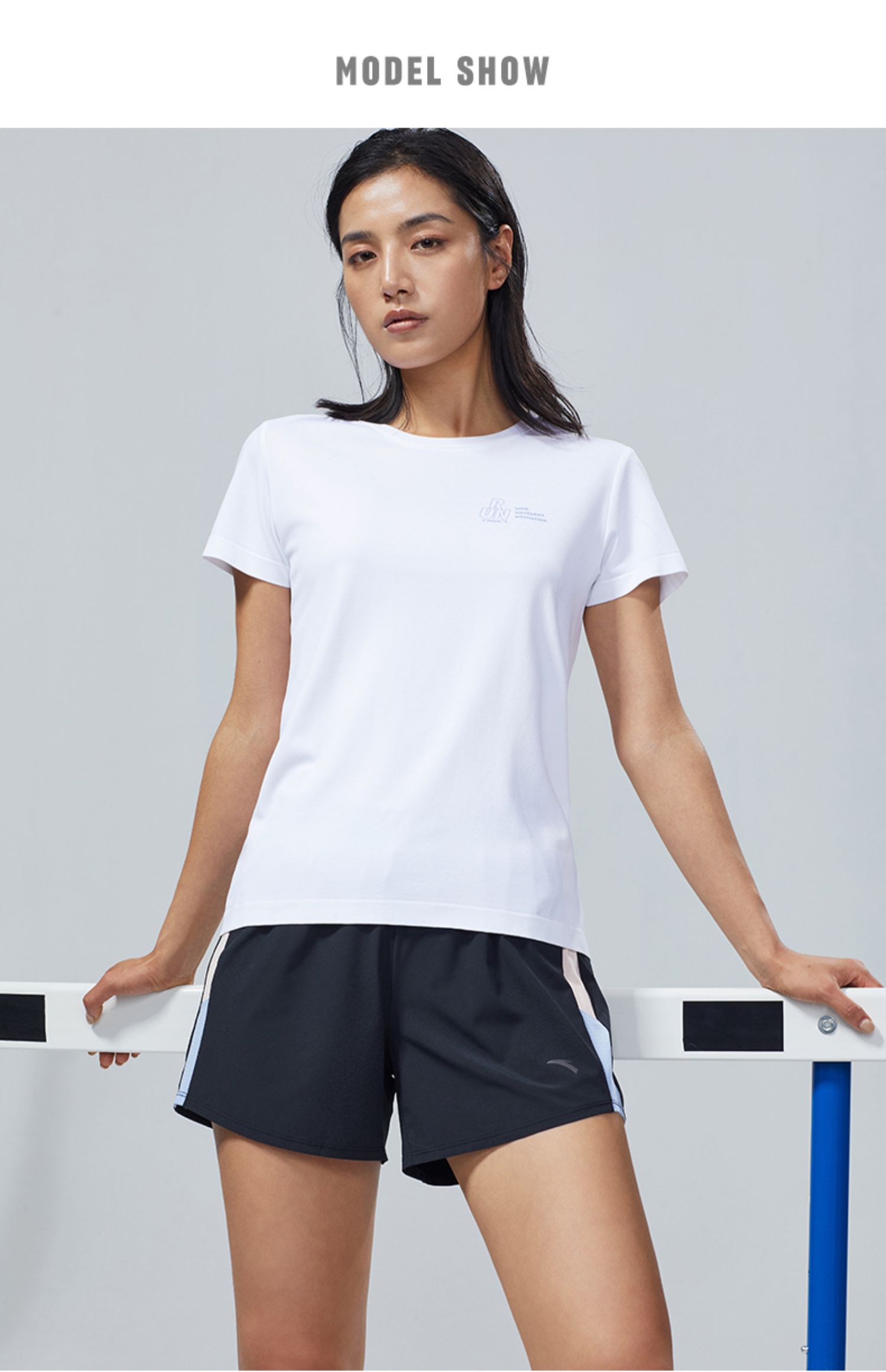 商场安踏短袖t恤女装夏季新款跑步运动上衣162125120