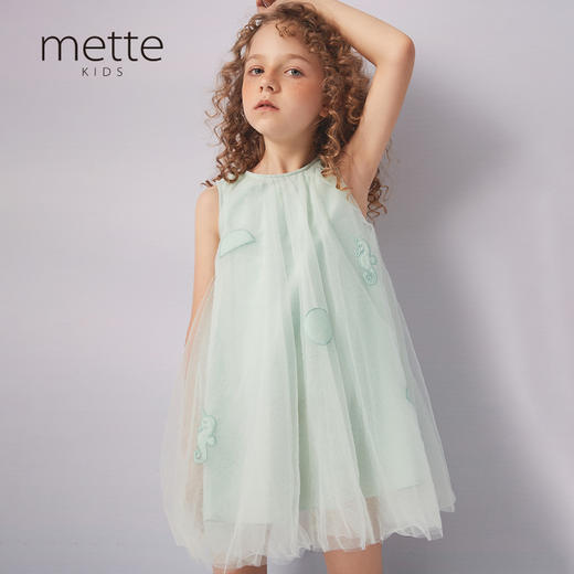 【双层网纱裙】女童网纱蓬蓬连衣裙女童21夏新款纱裙公主裙子 商品图0