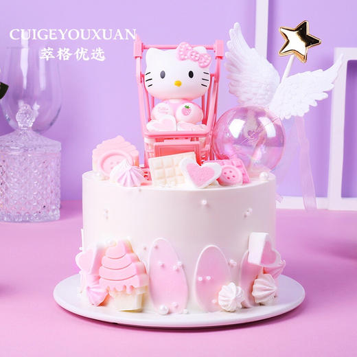 HELLO KlTTY 猫生日蛋糕【喵喵超可爱】 商品图0