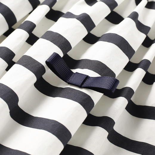 【纯棉条纹连衣裙】21年夏新品童装条纹连衣裙女童拼接百褶裙子 商品图5