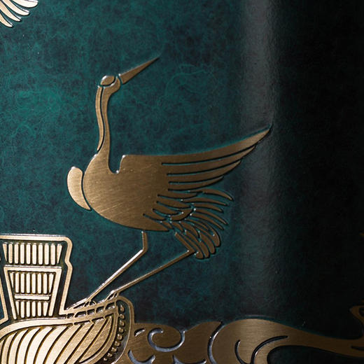 朱炳仁·铜丨瑞鹤呈祥花瓶-和鸣 商品图2