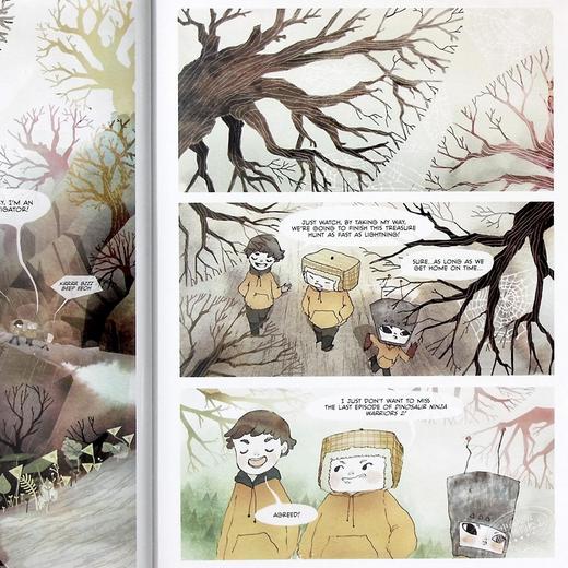 【中商原版】失落的小路(插画师艾美莉·弗雷珊作品）英文原版 The Lost Path 绘本小说 Amelie Flechais 商品图4