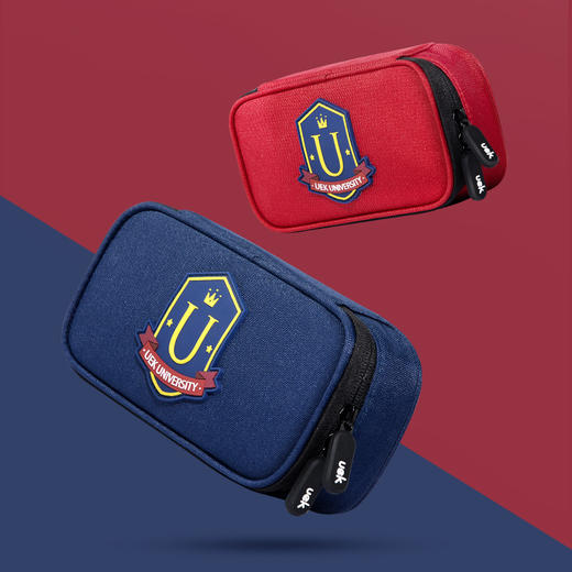UEK英伦风笔袋蓝色YLFL008 商品图4