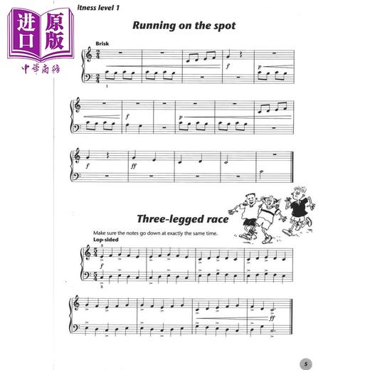 【中商原版】牛津 英国皇家音乐 英皇考级 ABRSM考级 Piano Time系列钢琴教材 Piano Time Sports1 钢琴时间运动1 商品图3