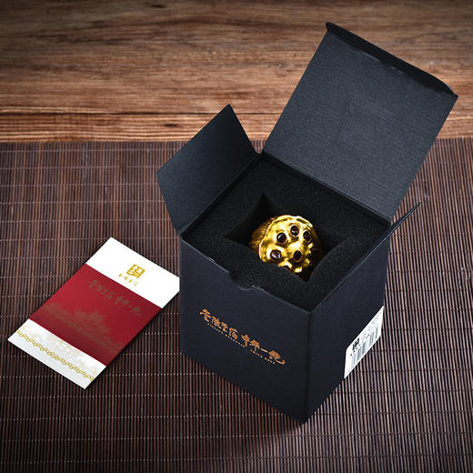 金陵金箔好运莲莲车载内饰挂件 商品图3