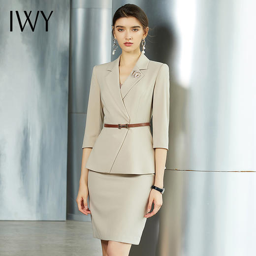IWY/职业通勤西服套裙 C1063+S986 商品图1