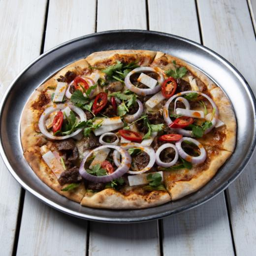 孜然川椒牛肉披萨 Sichuan Spicy Beef Pizza 商品图0