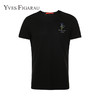 YvesFigarau伊夫·费嘉罗夏季新款男士简约舒适修身透气商务休闲圆领短袖T恤916860 商品缩略图4