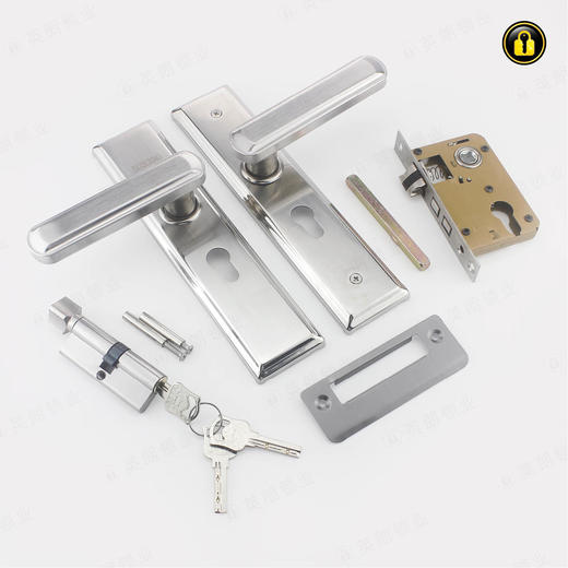 〖B350〗8887小50钢可调孔距双舌执手锁 商品图2