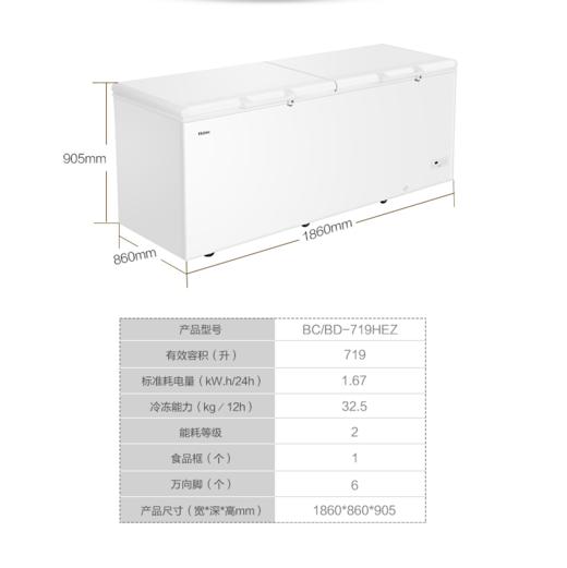 海尔（Haier）冷柜 BC/BD-719HEZ 商品图4