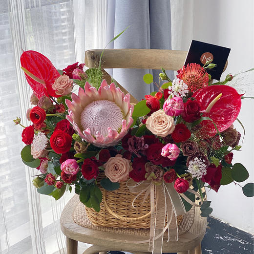 「细雕鎏金」-高端帝王手提花篮 商品图6