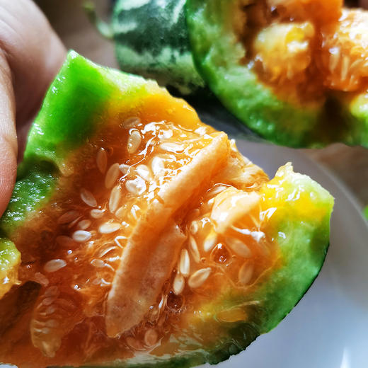甜瓜中的愣头青 甜墩墩 挑战对青皮瓜的认知 香 脆 甜！青白相间 皮如纸薄 果肉细嫩|百里食 商品图8