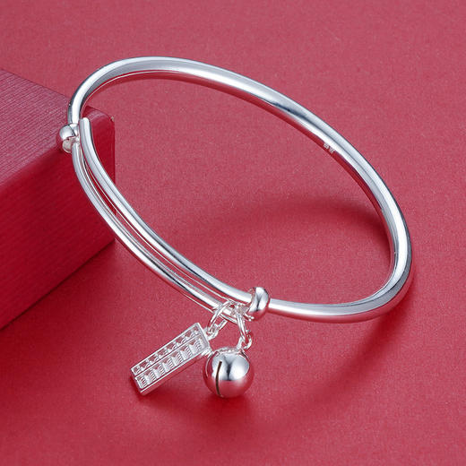 子佩集S990银算盘手镯【HFSZ003】205 商品图1