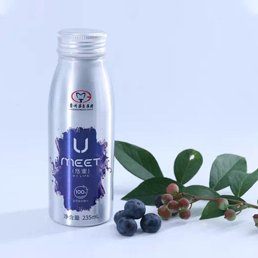 悠蜜蓝莓复合果汁235ml 单瓶 商品图1