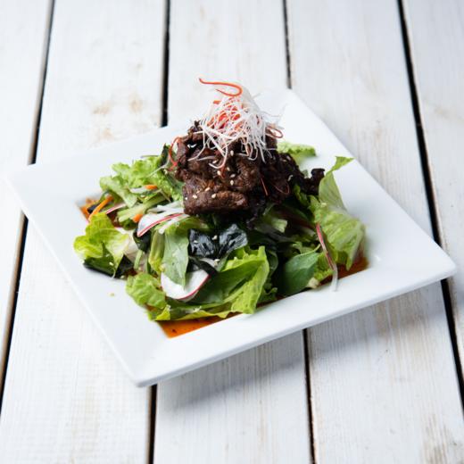 (大)韩式烤牛肉辣生菜色拉 (L)Korean Spicy Grill Beef Salad 商品图0