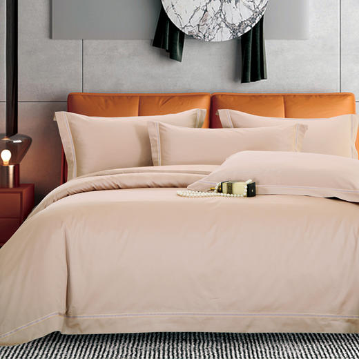 鑫缘 140支全棉贡缎四件套 DMF2418* 商品图1