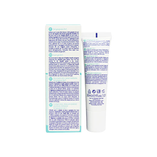 Chicco智高婴幼儿牙龈啫喱牙膏0-3岁可吞咽无氟宝宝换牙期防蛀牙 商品图1