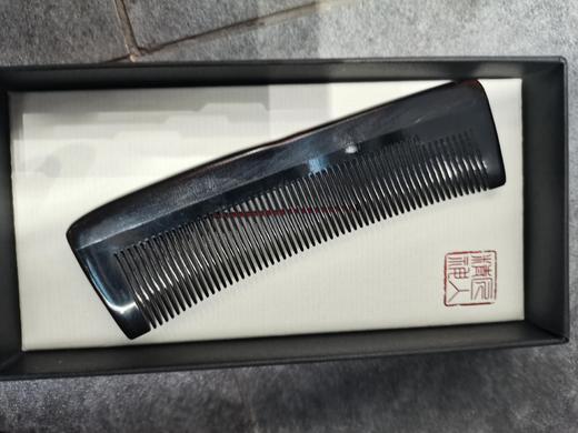 紫光檀牛角梳 商品图0