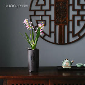新中式禅意咏兰仿真花假花餐厅酒店桌面客厅玄关装饰花摆设件
