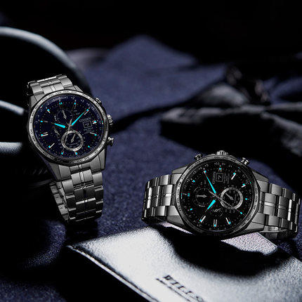 西铁城官方旗舰店日本正品舒博钛休闲商务光动能手表男AT8218-81E 商品图2