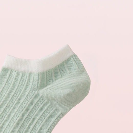 拾露 | 袜子女 菱形短袜浅口 低帮袜【5双装】YF1034 商品图1