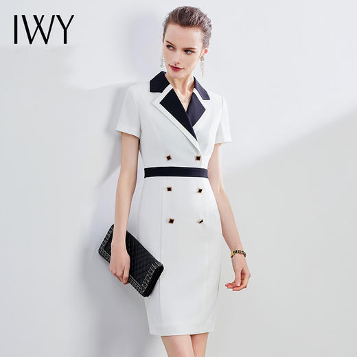 IWY/时尚职业装名媛气西装连衣裙OL工作服Q542 商品图1