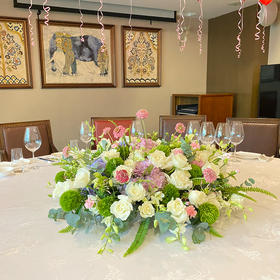 「圆圆满满」-圆形桌花(直径约50cm）