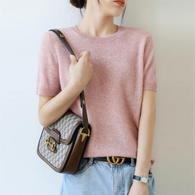 买1送1【俏皮彰显青春系】复古优雅短袖 手感软糯舒适 减龄百搭 谁穿谁好看~