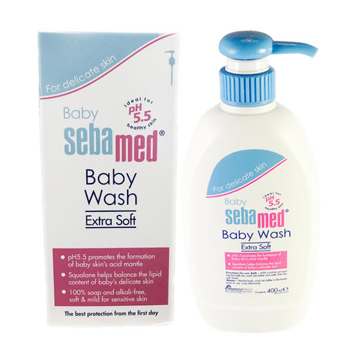 施巴 婴儿洁肤浴露400ml 商品图1