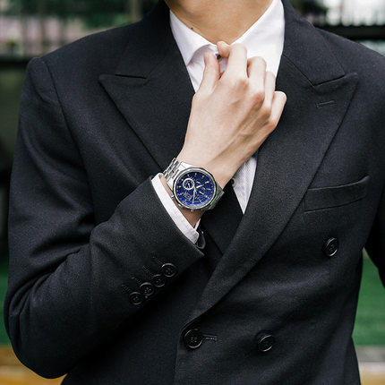 西铁城官方旗舰店日本正品舒博钛休闲商务光动能手表男AT8218-81E 商品图1