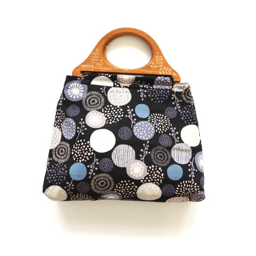 HUJI祤集Embrace手提包插画圆圆花 商品图0