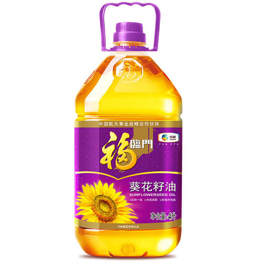 福临门压榨一级葵花籽油 4L 商品图4