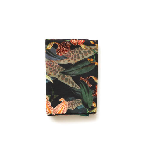 HUJI祤集小方巾插画复古印花 商品图7