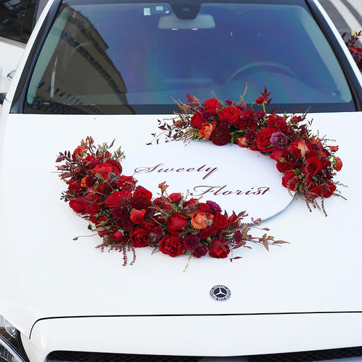 「吉日良辰」-大红色系简约婚车 商品图1