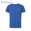 YvesFigarau伊夫·费嘉罗夏季新款男士简约舒适修身透气商务休闲圆领短袖T恤916861 商品缩略图4