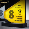 创意水晶奖杯定制授权牌高档年会颁奖优秀员工荣誉奖牌定做纪念品 商品缩略图3