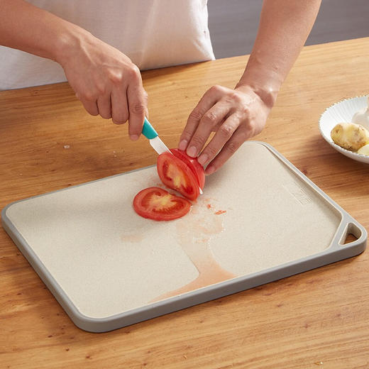 【专柜多样屋】-菜板 水果板 易清洗不易发霉家用厨房谷物纤维双面菜板 双面菜板 商品图4