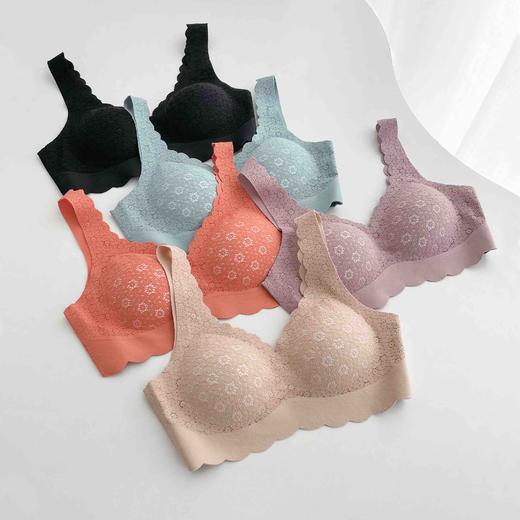 【35号款】女士全蕾丝深V无痕内衣  35号款 商品图0