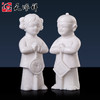 天泽-汉白玉童男女（大小号） 商品缩略图0