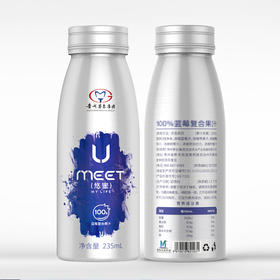 （临期商品）茅台悠蜜蓝莓复合果汁235ml 单瓶